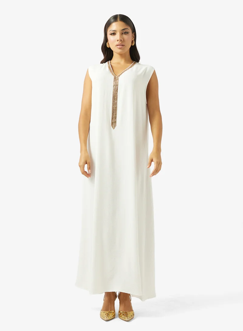Arabian Closet  LADIES ABAYA 2 PIECE WITH BELT for Women | Best Price UAE